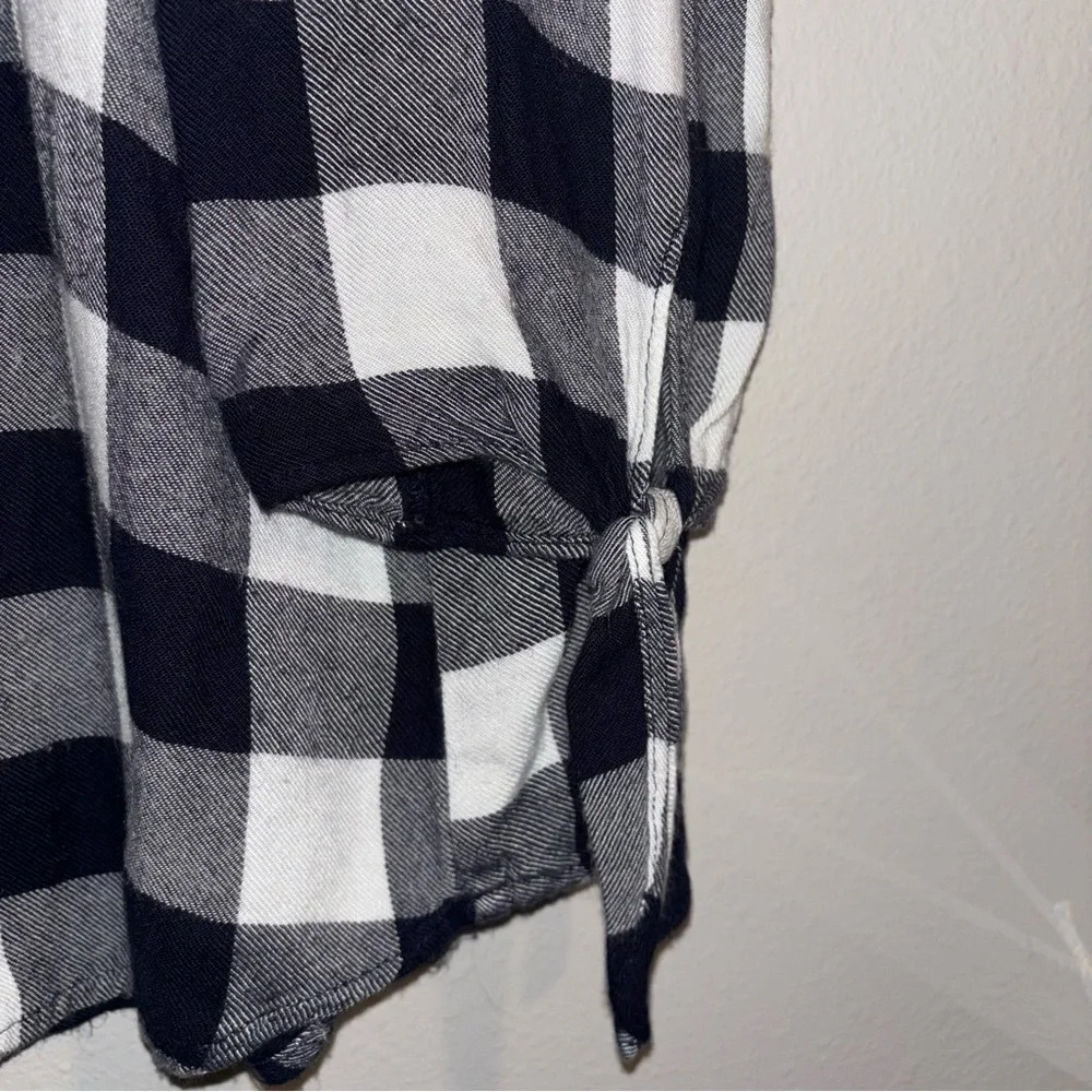 OFF THE SHOULDER BUFFALO CHECK TOP L - Picture 2 of 6